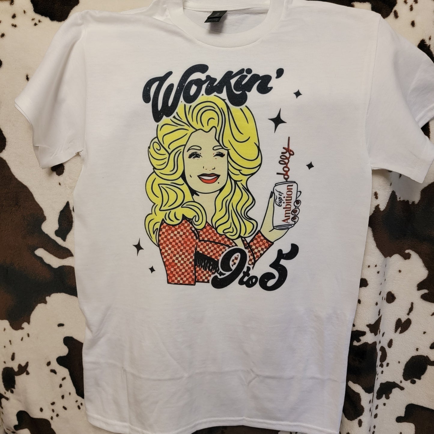 Working 9 to 5 Dolly Western Graphic T-Shirt
