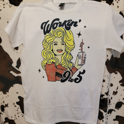 Working 9 to 5 Dolly Western Graphic T-Shirt