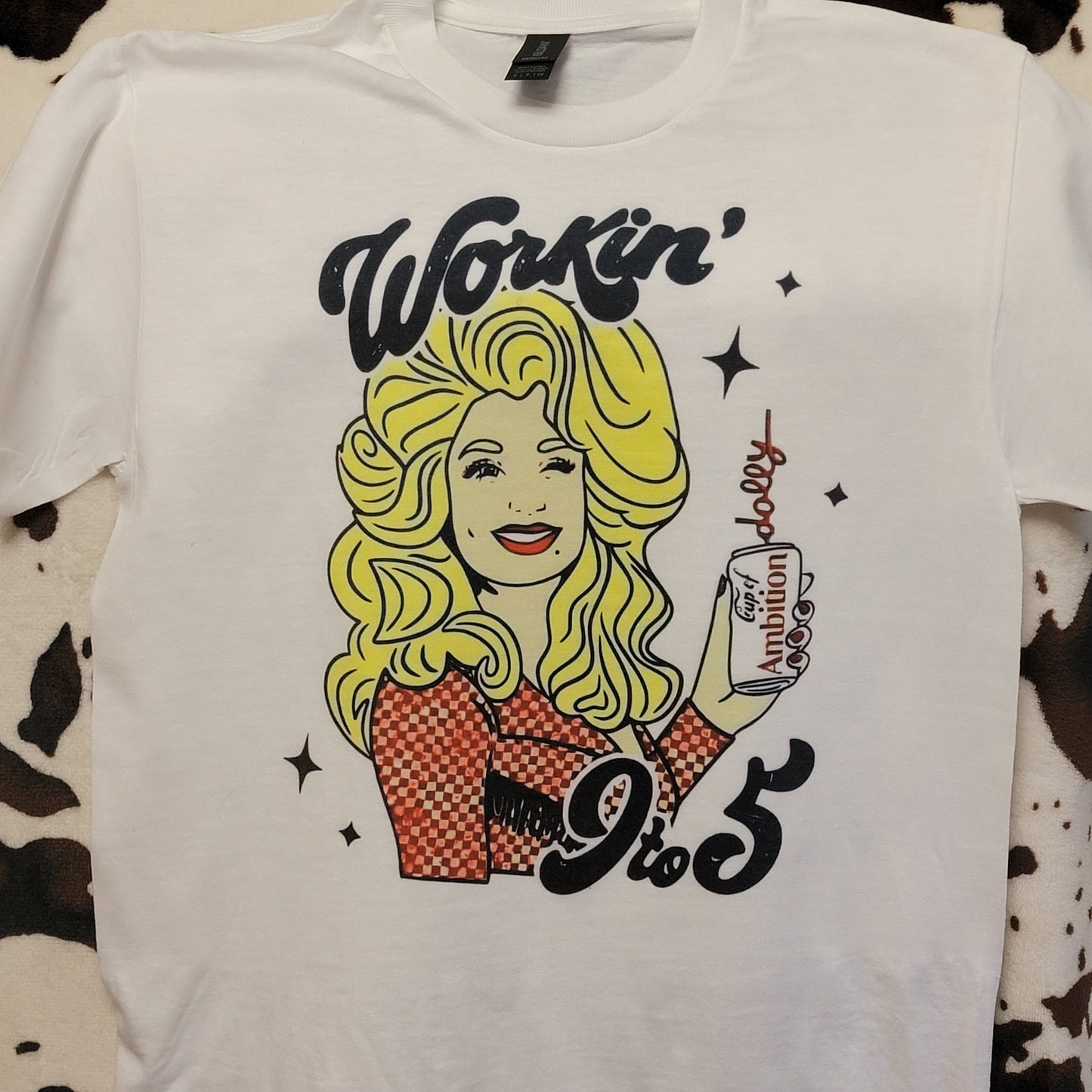 Working 9 to 5 Dolly Western Graphic T-Shirt