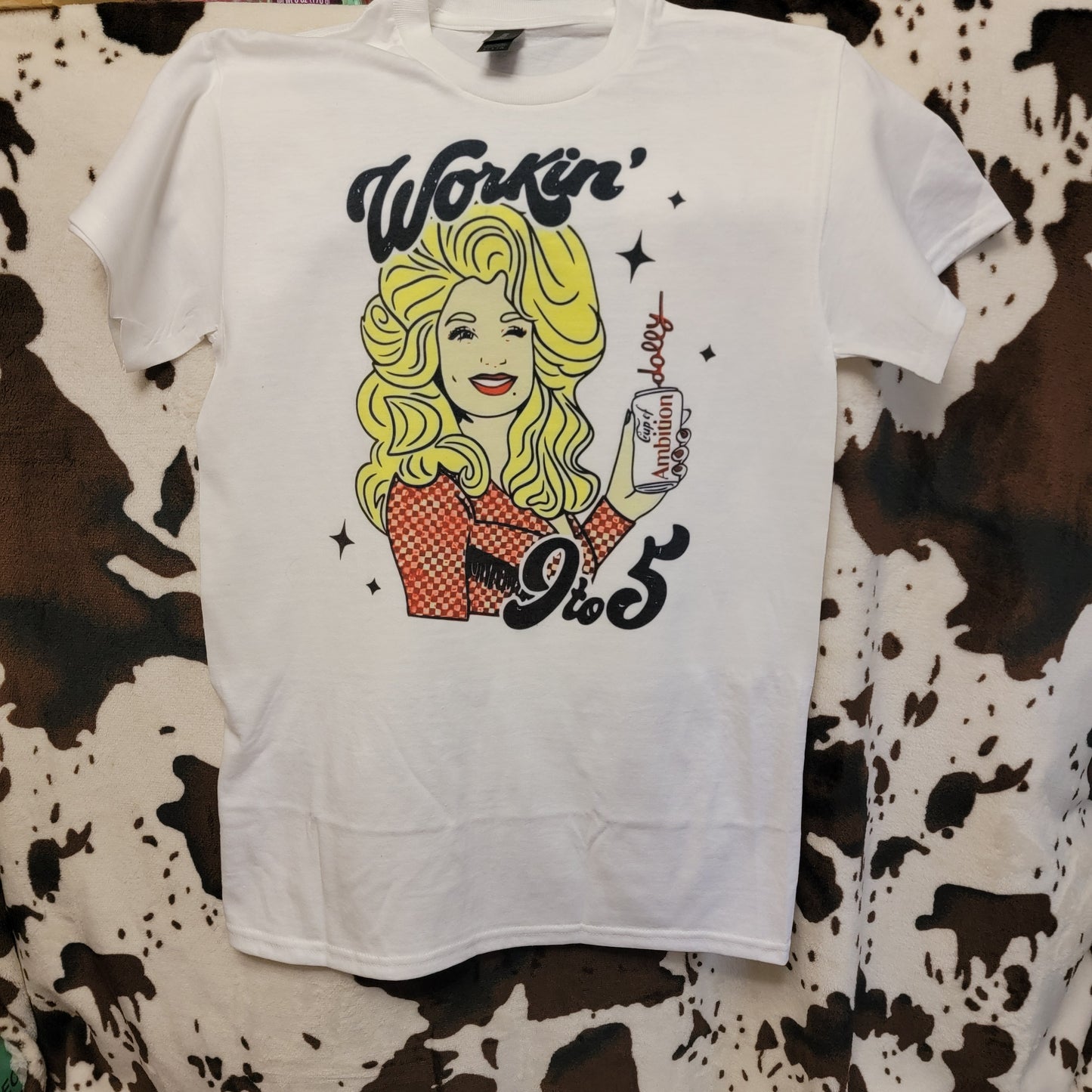Working 9 to 5 Dolly Western Graphic T-Shirt