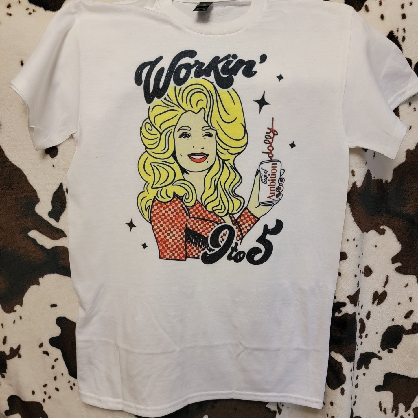 Working 9 to 5 Dolly Western Graphic T-Shirt
