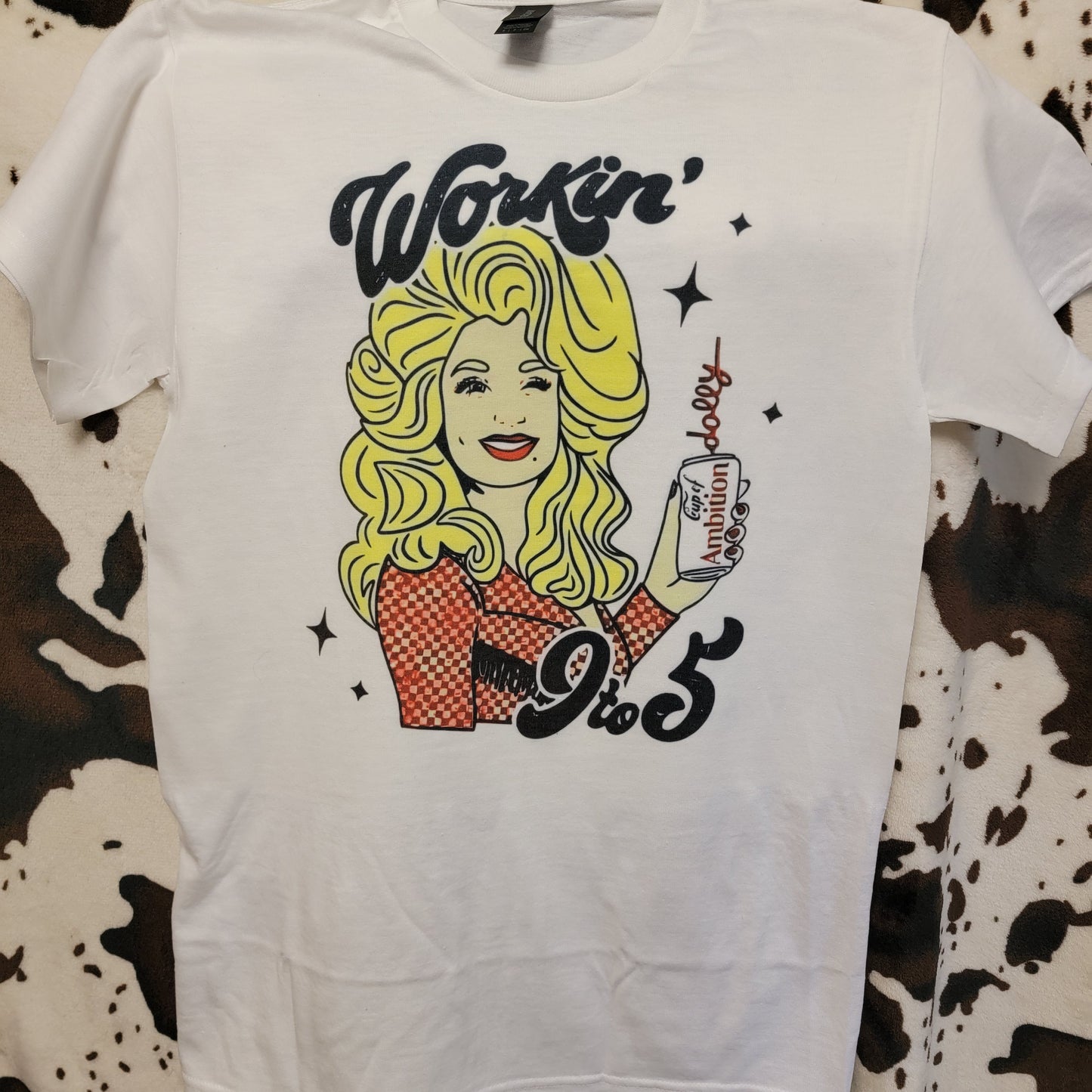 Working 9 to 5 Dolly Western Graphic T-Shirt