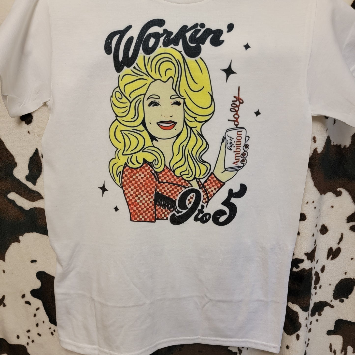 Working 9 to 5 Dolly Western Graphic T-Shirt