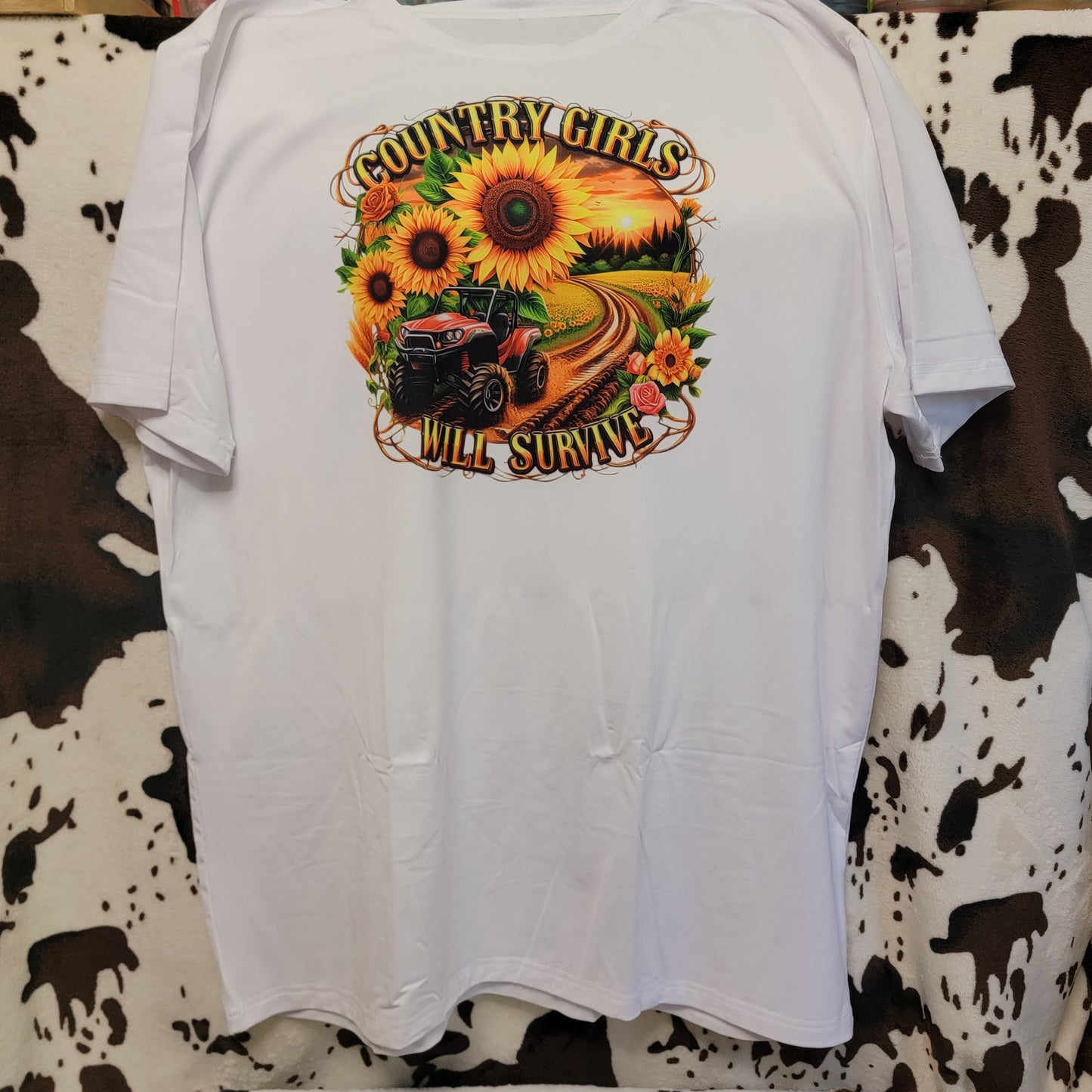 Country Girls Will Survive Western Tee Shirt