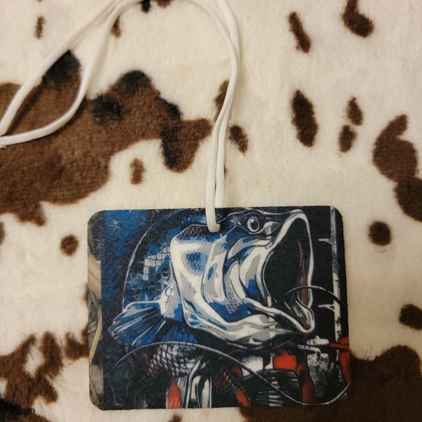 Fish Flag Unscented Car Air Freshener