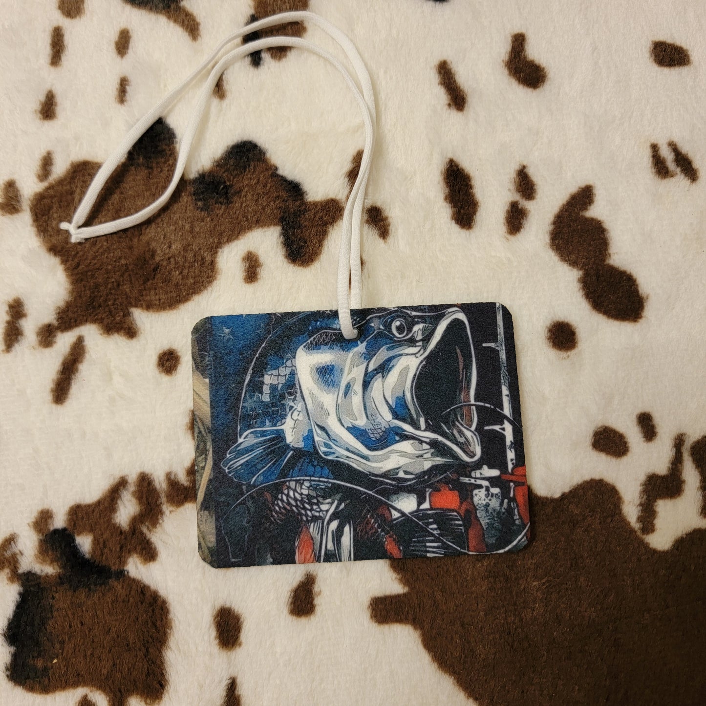 Fish Flag Unscented Car Air Freshener