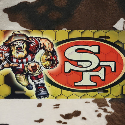 49ERS Football Car Tag License Plate