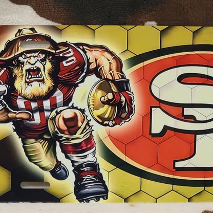 49ERS Football Car Tag License Plate