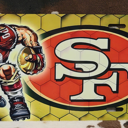 49ERS Football Car Tag License Plate