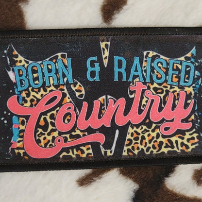 Born and Raised Country Hat Patch