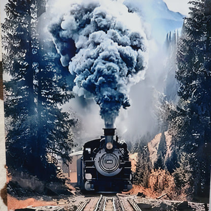 Wilderness Train Metal Sign