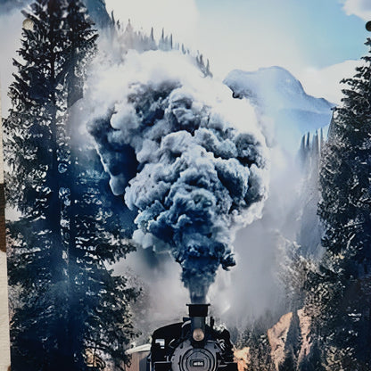 Wilderness Train Metal Sign