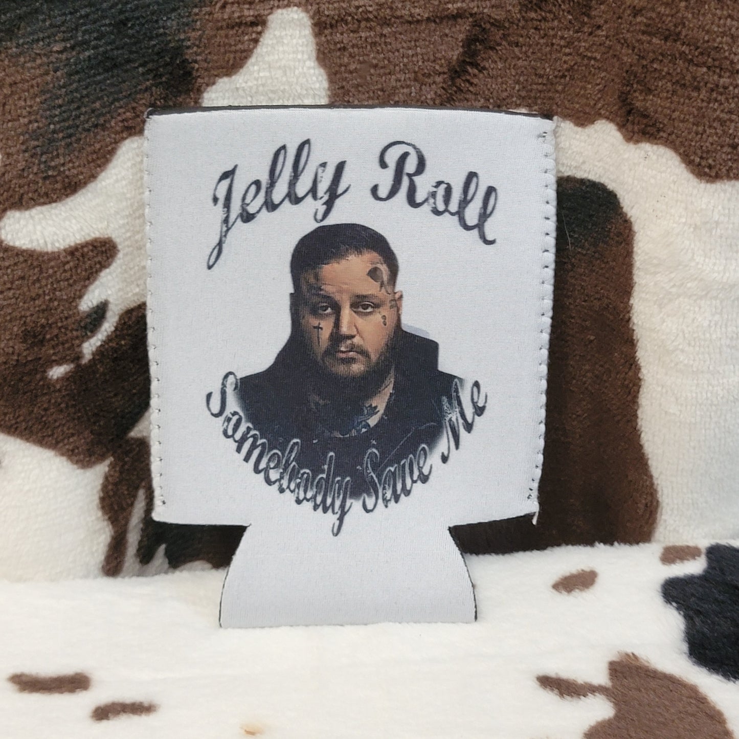 Jelly Roll Can Cooler Drink Holder Koozie