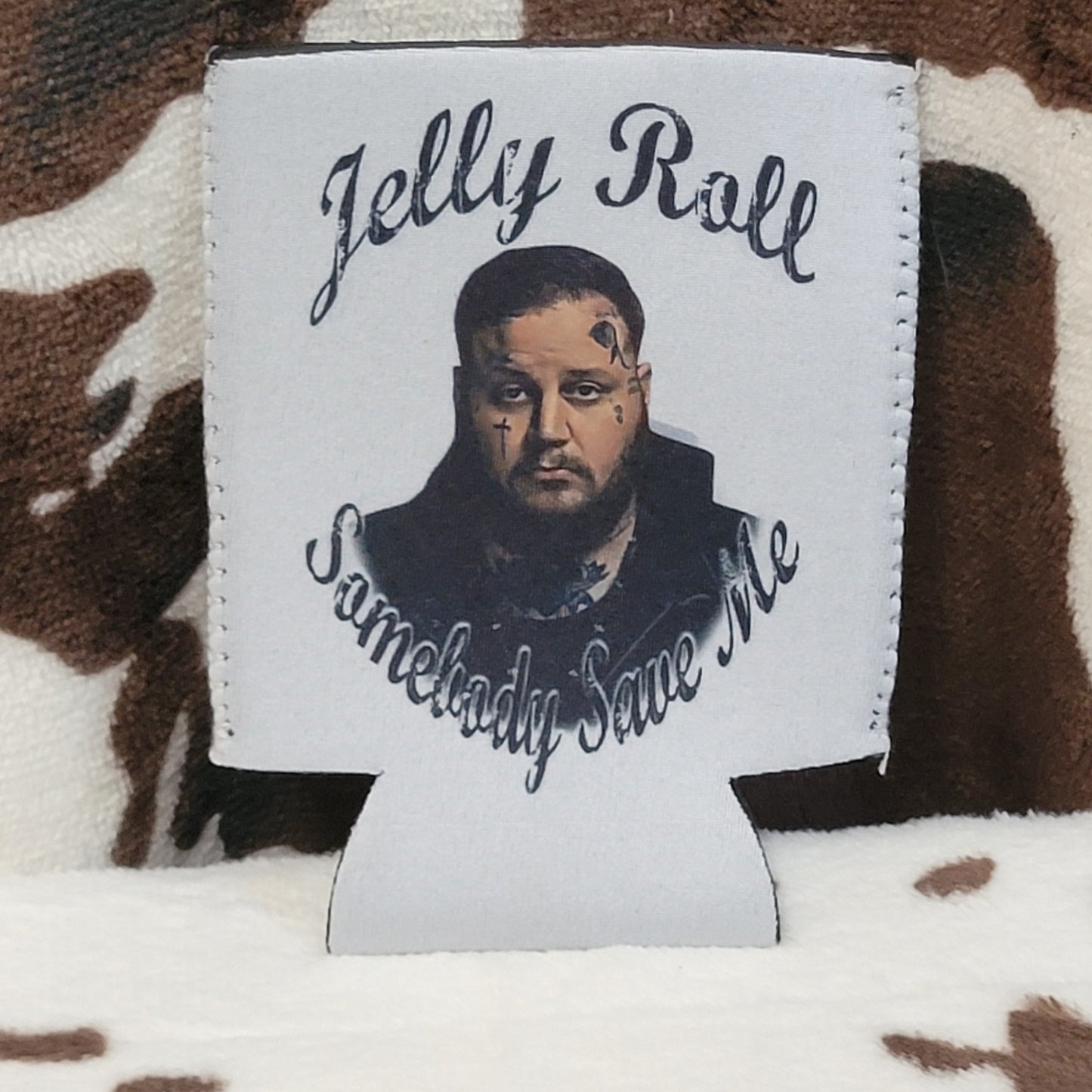 Jelly Roll Can Cooler Drink Holder Koozie