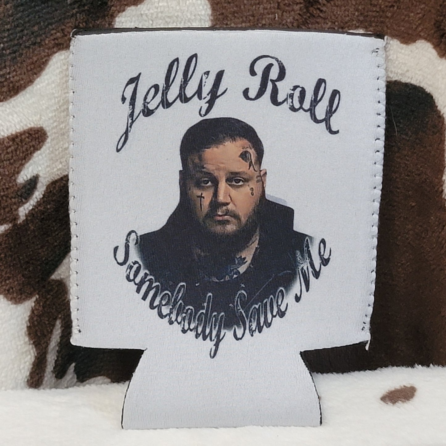 Jelly Roll Can Cooler Drink Holder Koozie