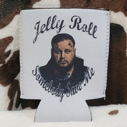 Jelly Roll Can Cooler Drink Holder Koozie