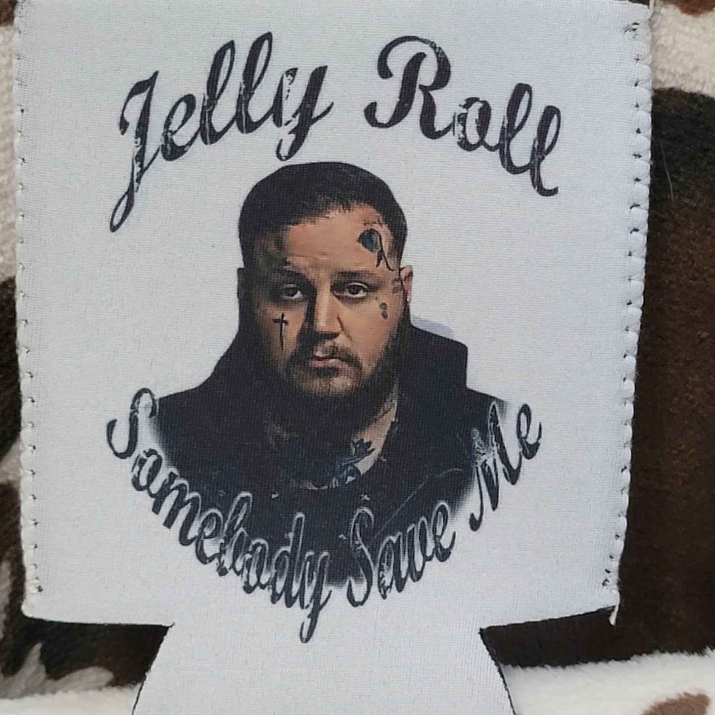Jelly Roll Can Cooler Drink Holder Koozie