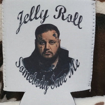 Jelly Roll Can Cooler Drink Holder Koozie