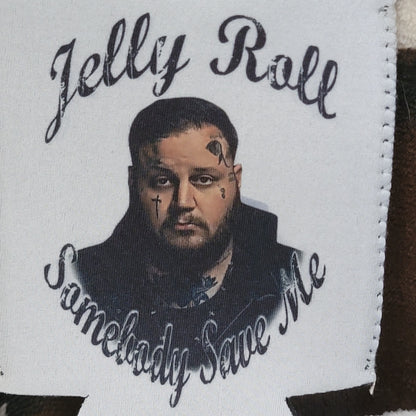 Jelly Roll Can Cooler Drink Holder Koozie