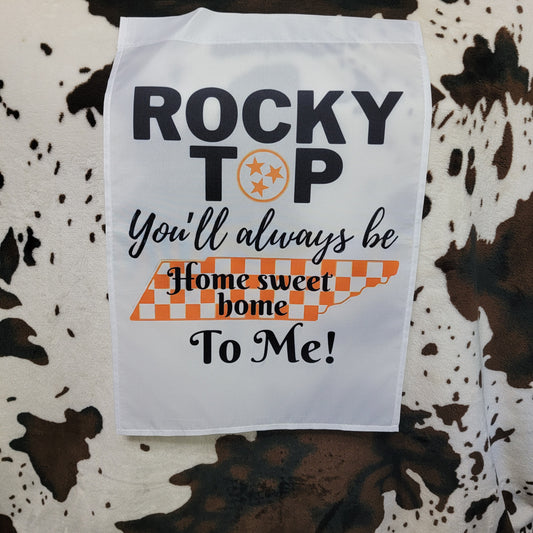 Rocky Top Tennessee Vols Football Garden Flag 12x18