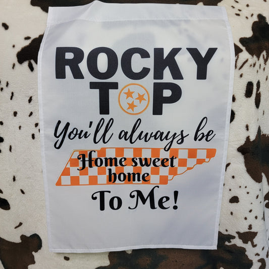 Rocky Top Tennessee Vols Football Garden Flag 12x18