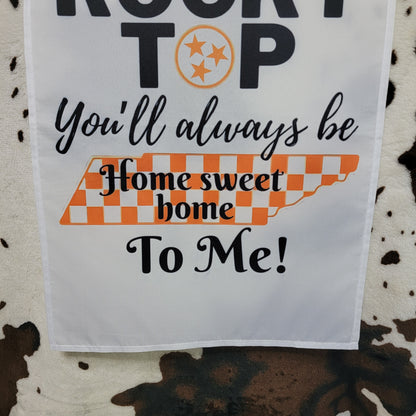 Rocky Top Tennessee Vols Football Garden Flag 12x18