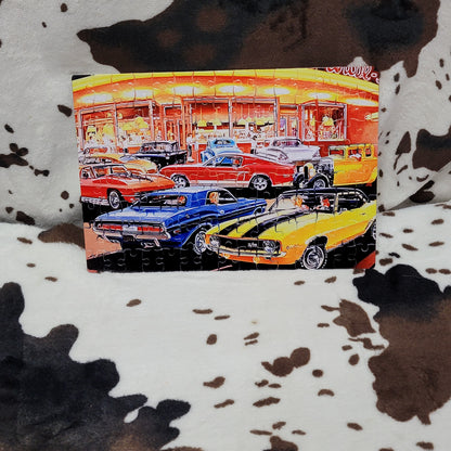 Vintage Cars Handmade Jigsaw Puzzle