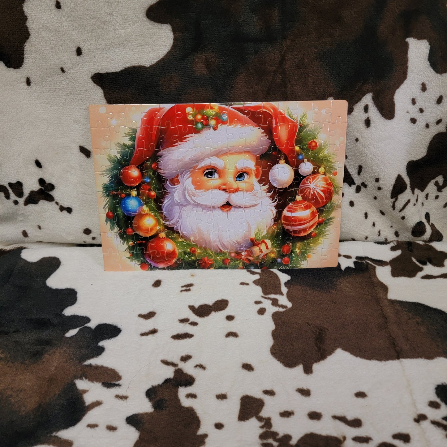 Santa Claus Christmas 120 Piece Handmade Jigsaw Puzzle