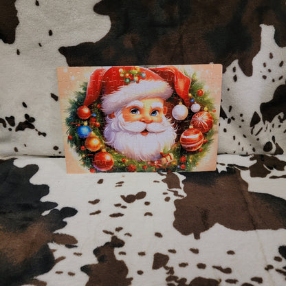 Santa Claus Christmas 120 Piece Handmade Jigsaw Puzzle