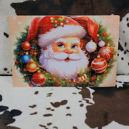Santa Claus Christmas 120 Piece Handmade Jigsaw Puzzle
