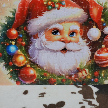 Santa Claus Christmas 120 Piece Handmade Jigsaw Puzzle