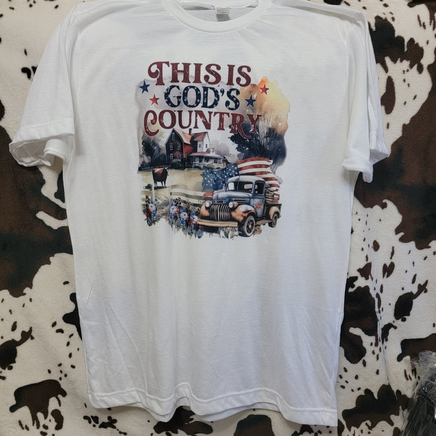 This Is Gods Country Western Tee Shirt