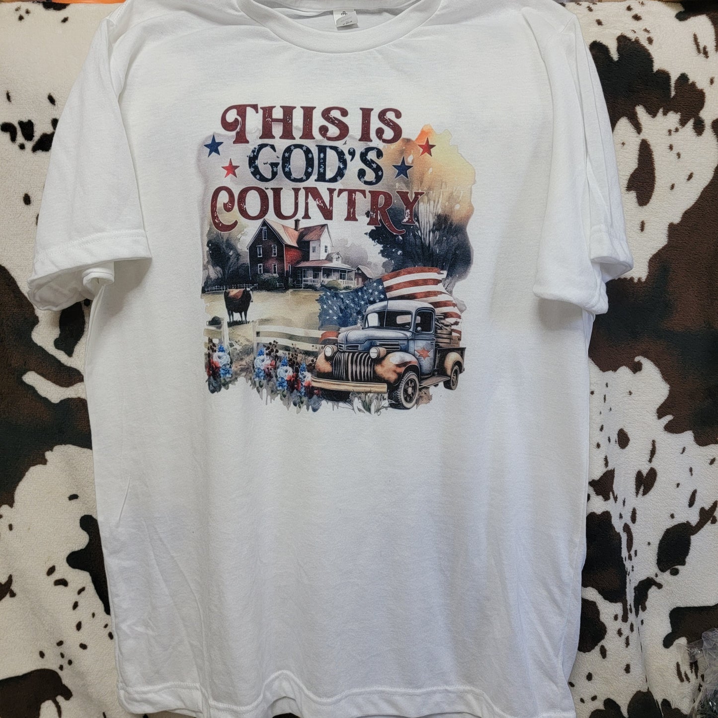 This Is Gods Country Western Tee Shirt