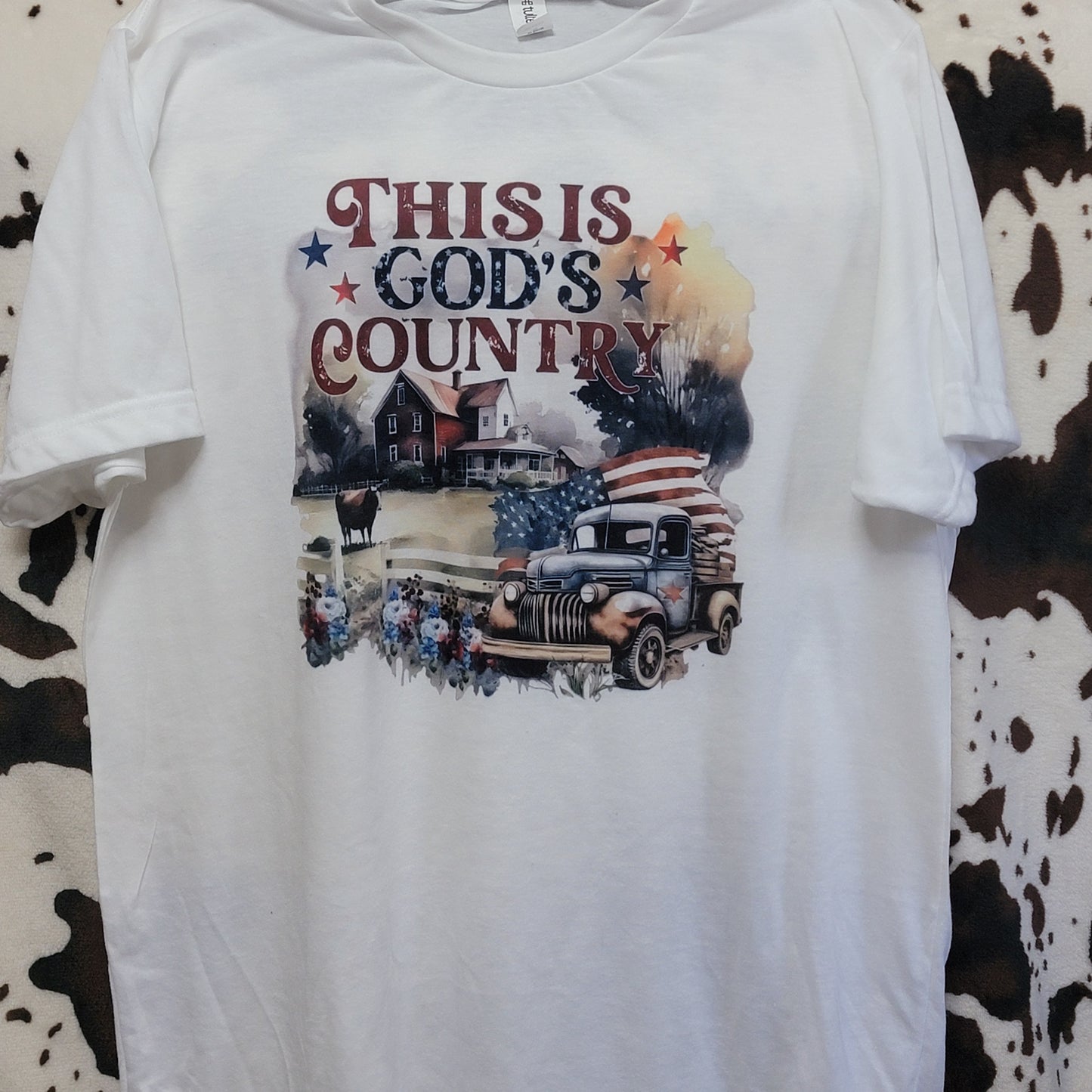 This Is Gods Country Western Tee Shirt
