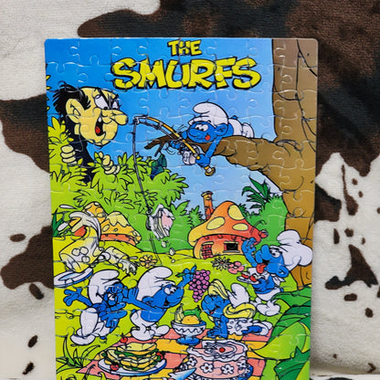 The Smurfs 120 Piece Handmade Jigsaw Puzzle