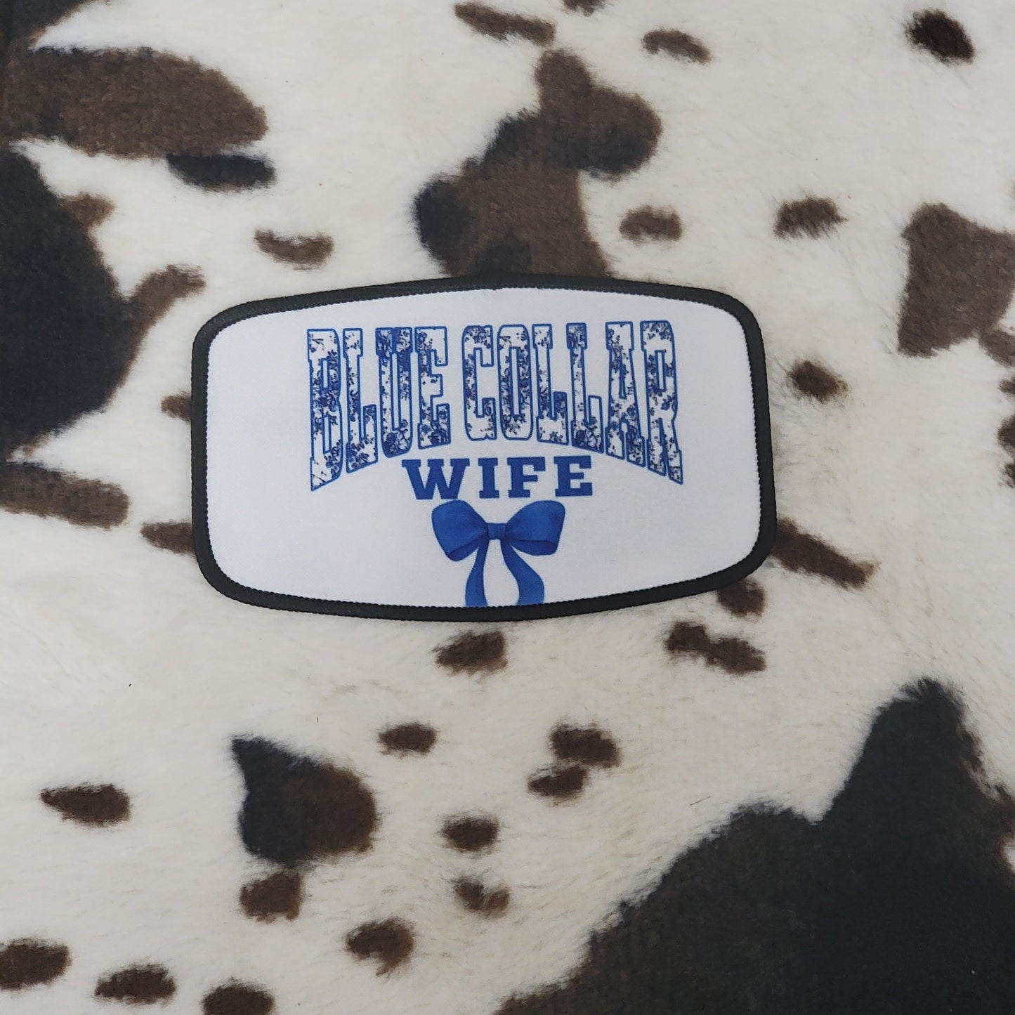 Blue Collar Wife Western Hat Patch