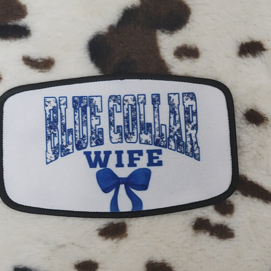 Blue Collar Wife Western Hat Patch