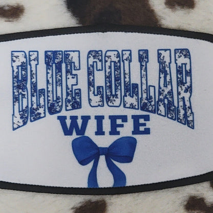 Blue Collar Wife Western Hat Patch