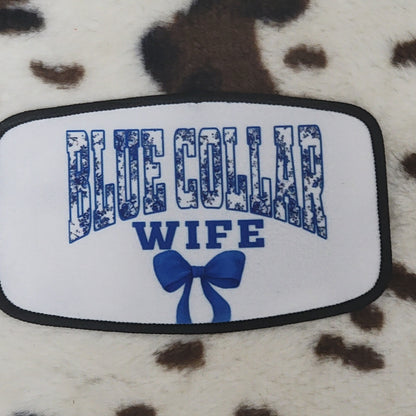 Blue Collar Wife Western Hat Patch