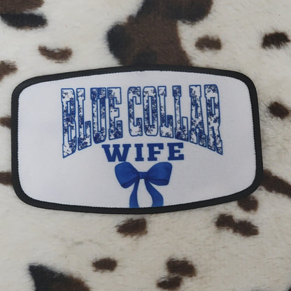 Blue Collar Wife Western Hat Patch
