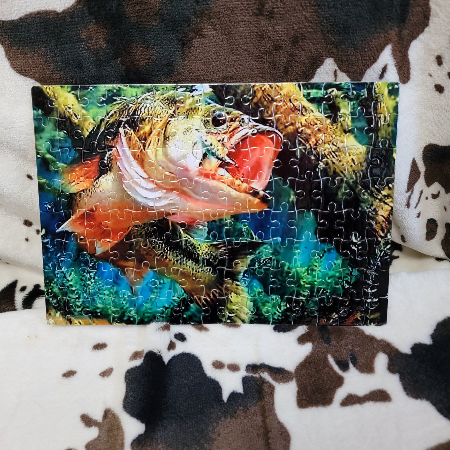 Bass Fish 120 PC Handmade Jigsaw Puzzle