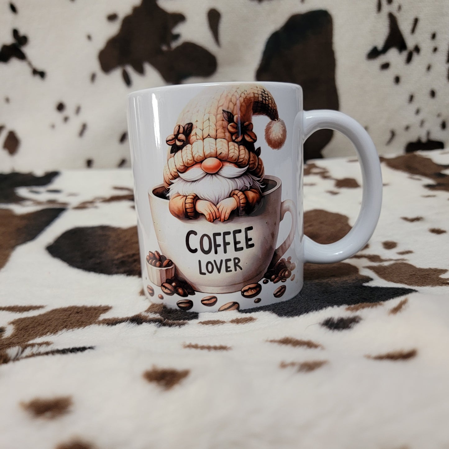 Gnome Coffee Lover 11oz Ceramic Coffee Mug