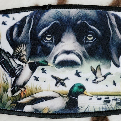 Duck Hunting Lab Western Hat Patch