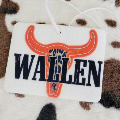 Wallen Bull Skull Unscented Car Air Freshener