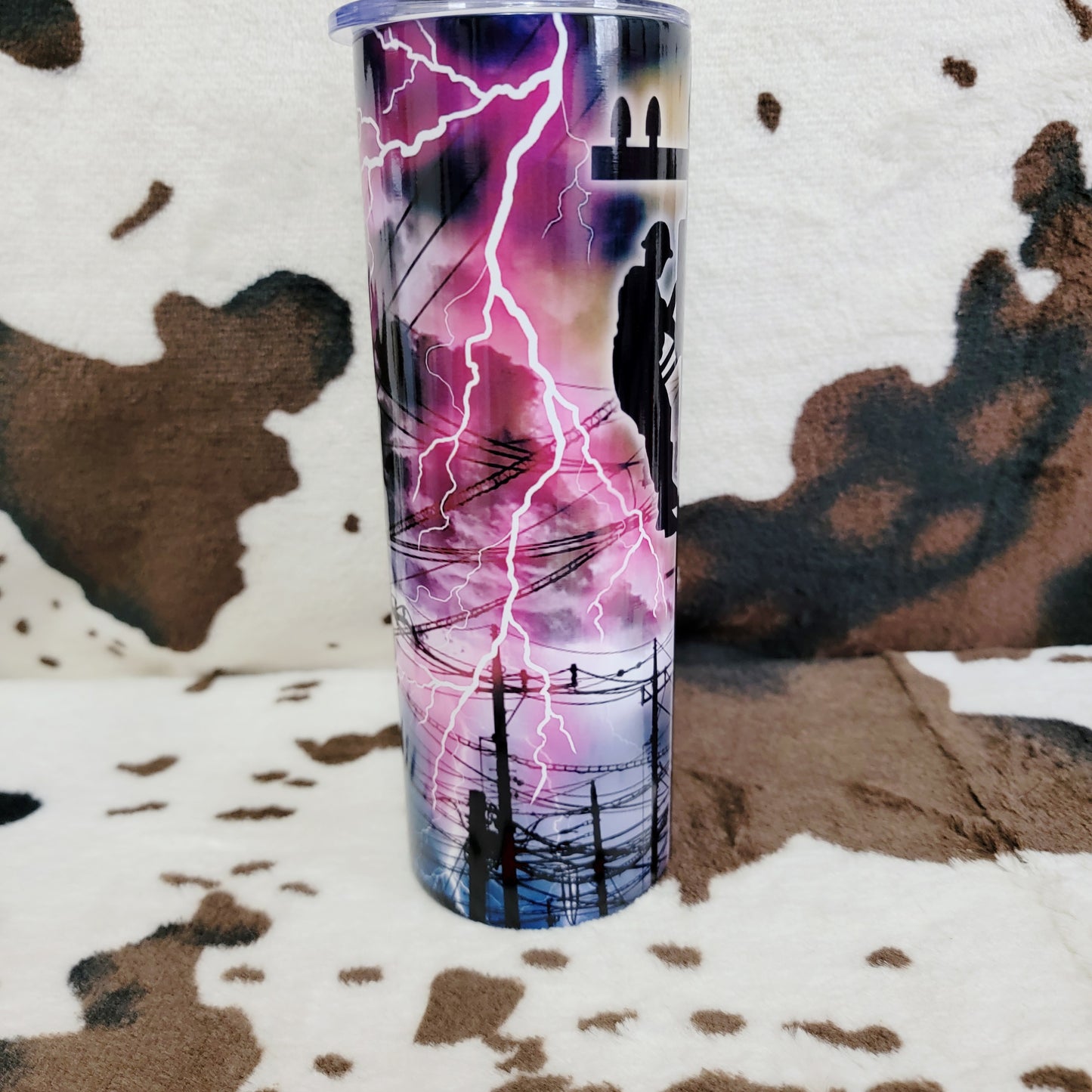 Linemans Prayer 20oz Skinny Tumbler