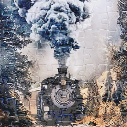 Woodland Train 120 PC Handmade Jigsaw Puzzle