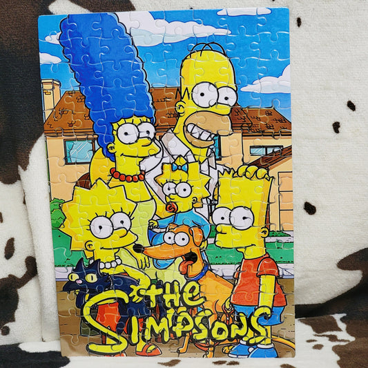 The Simpsons 120 PC Handmade Jigsaw Puzzle