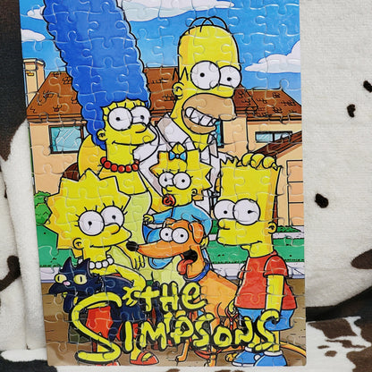 The Simpsons 120 PC Handmade Jigsaw Puzzle