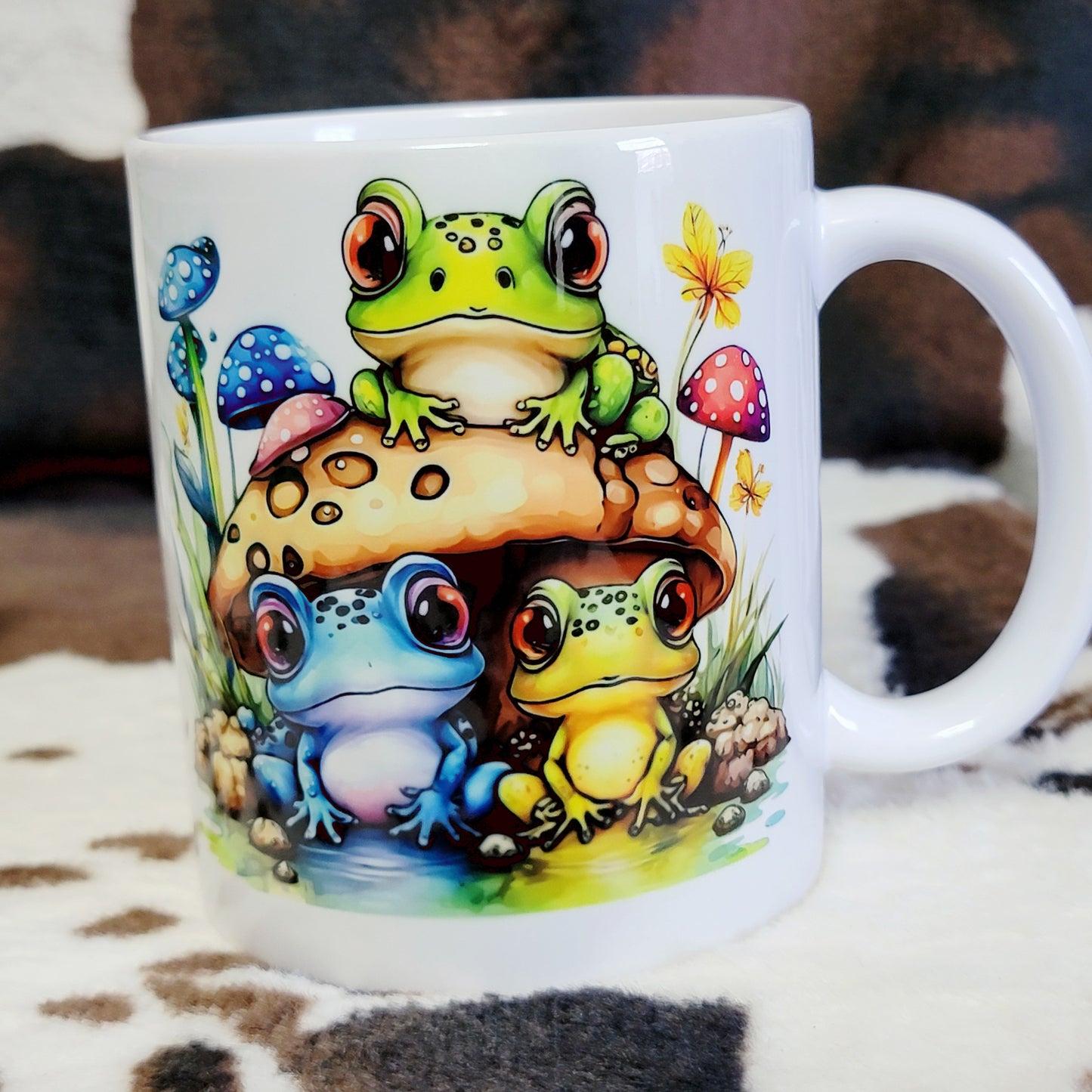 Frogs 11oz Ceramic Coffee Mug
