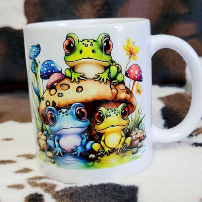 Frogs 11oz Ceramic Coffee Mug